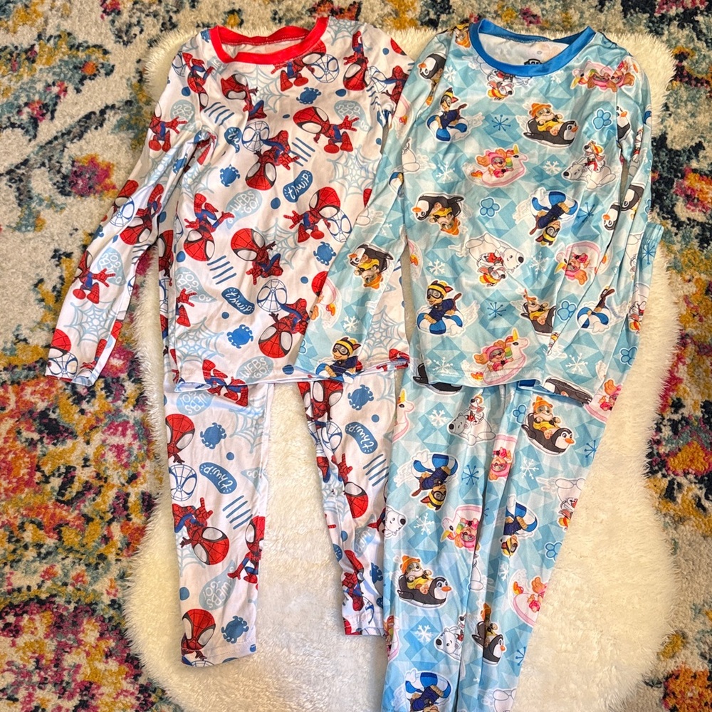 Kids' cuddl duds spidey paw patrol size 4t